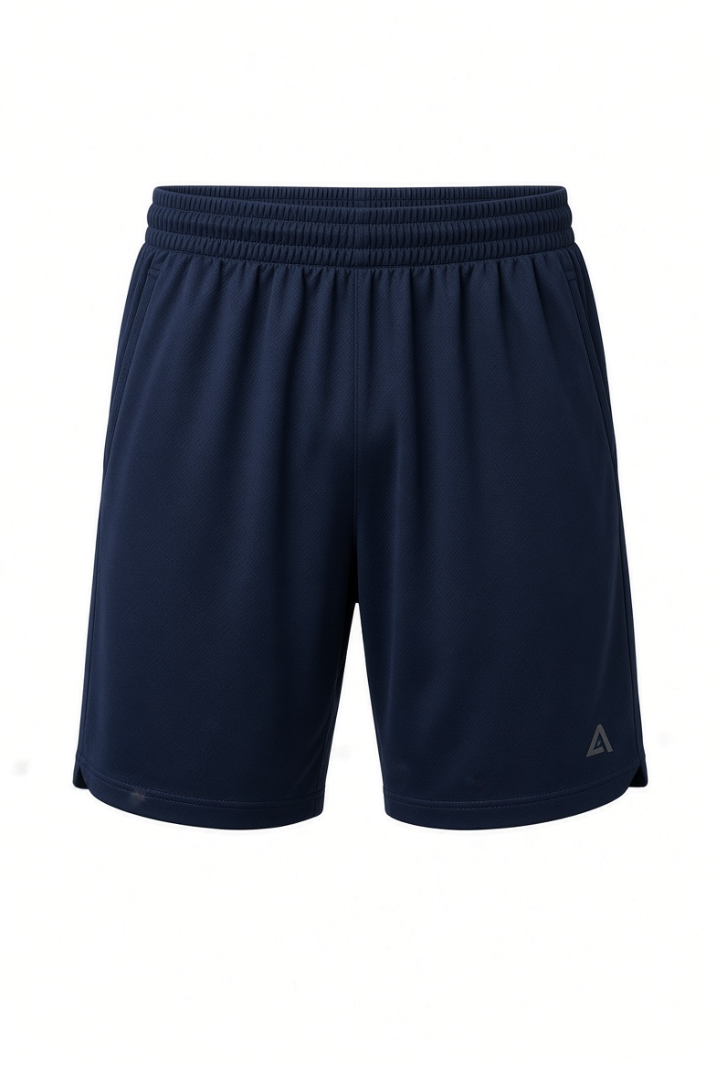 Short deportivo azul